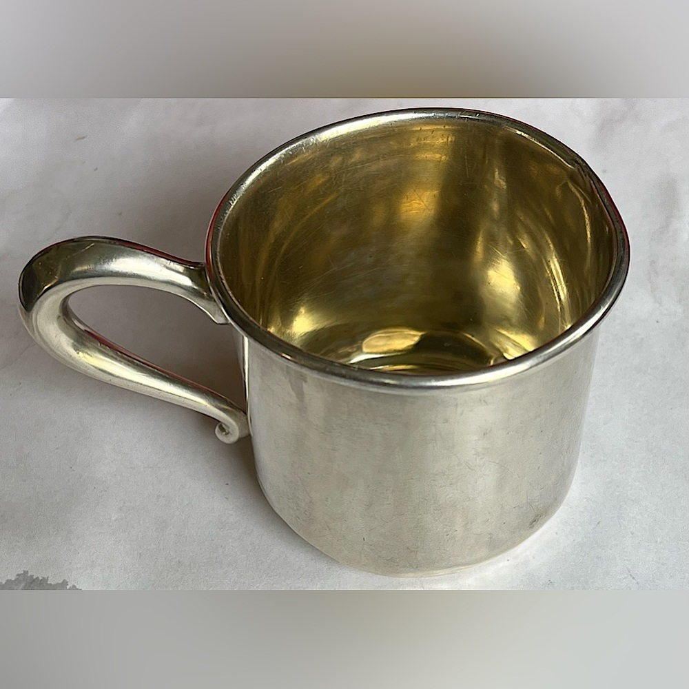 Vintage Web Sterling Silver Baby Cup 513